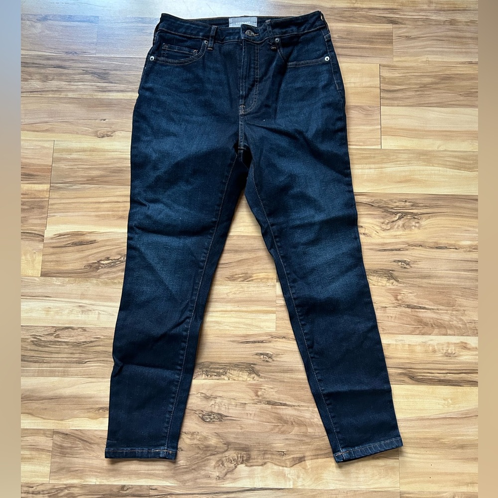 Everlane Curvy High Rise Blue Skinny Jeans Classic Denim Style
